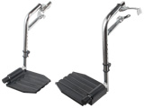 Top Latch Style Wheelchair Footrests & Legrests