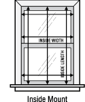 Inside Window Mount